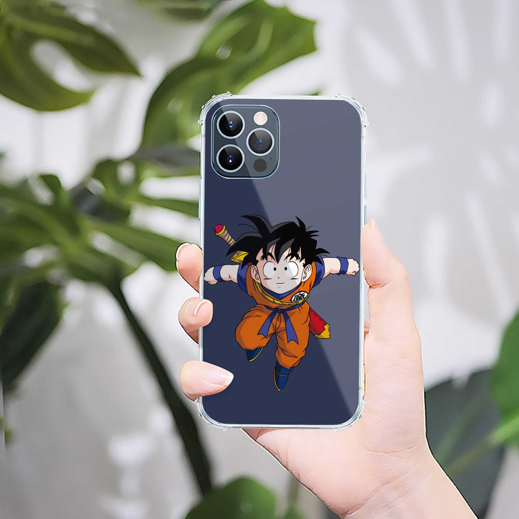 （画像用） ドラゴンボール 孫悟空（そん ごくう）Son Goku カカロット DRAGON BALL Kakarotto 【iPhone 12シリーズ対応】透明スマホケース（クリアソフトケース）